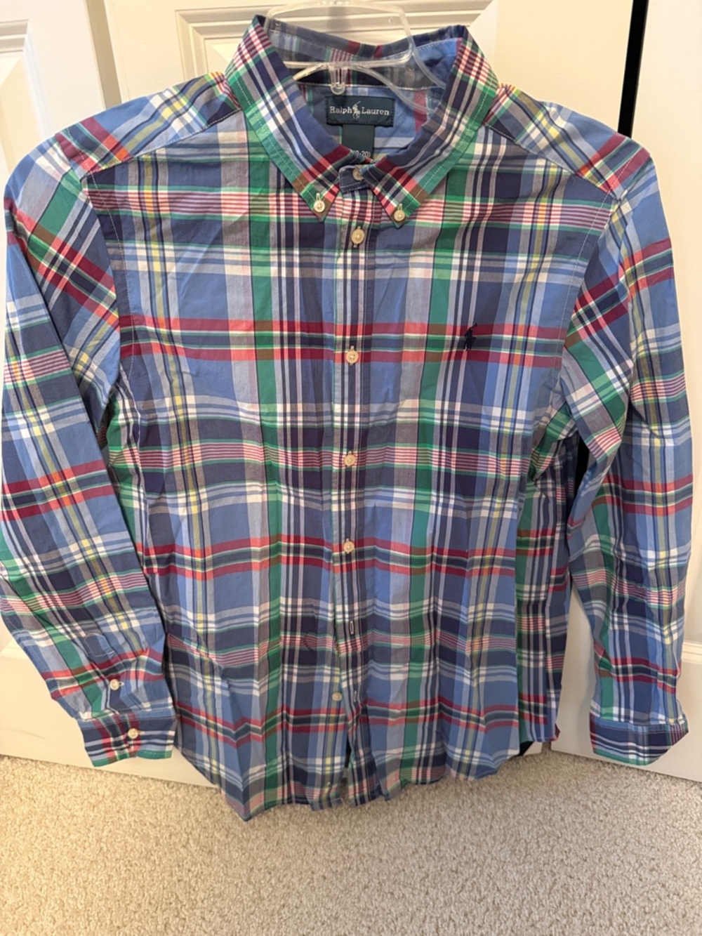 Ralph Lauren Multicolor Plaid Button-Down Shirt
